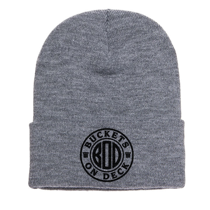 Grey Official B.O.D Logo Beanie