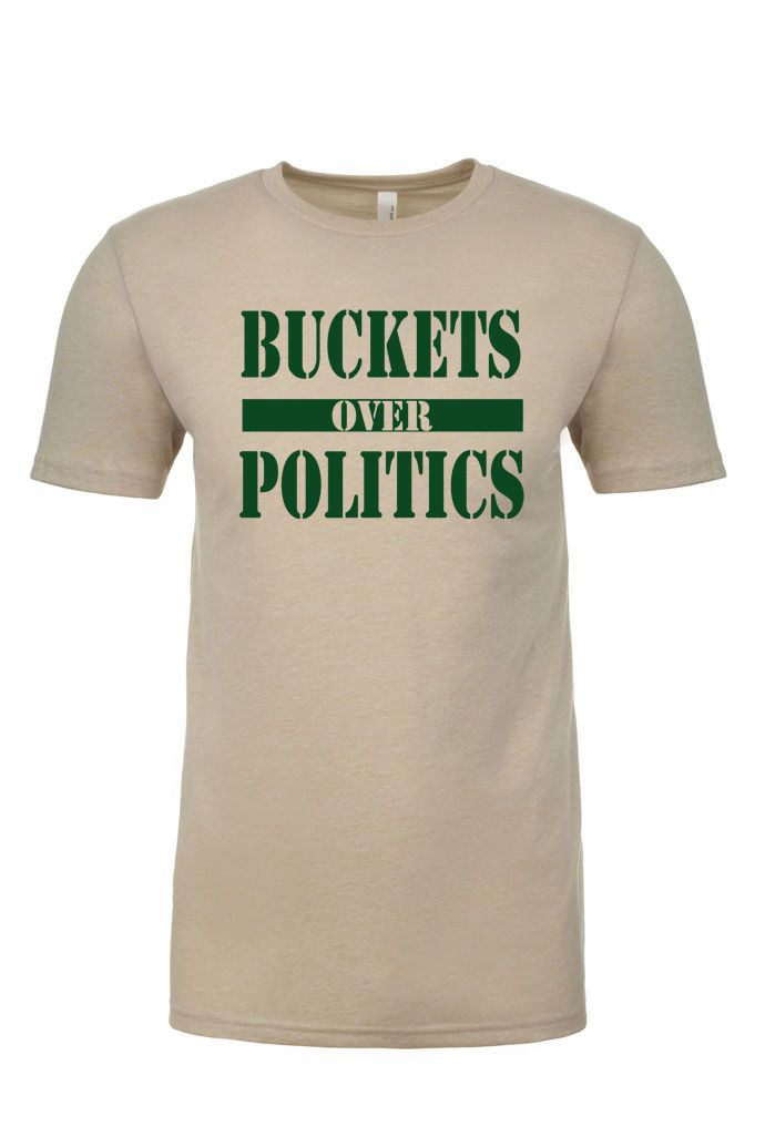 Buckets Over Politics Cream T-Shirt