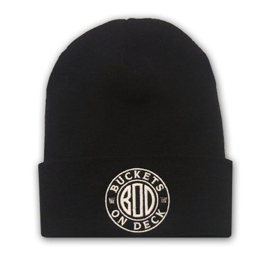 Black Official B.O.D Logo Beanie
