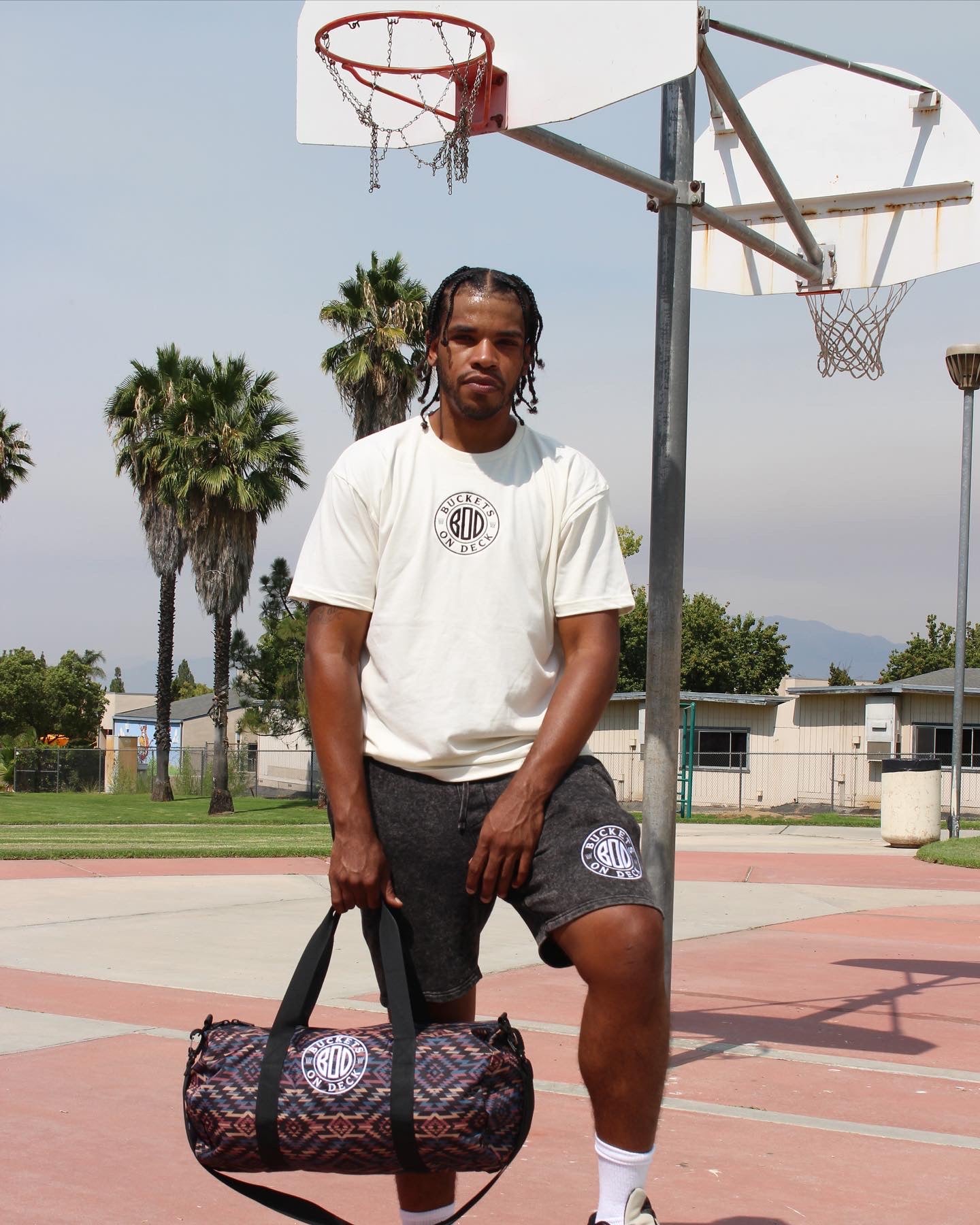 Official B.O.D logo shorts Embroidered