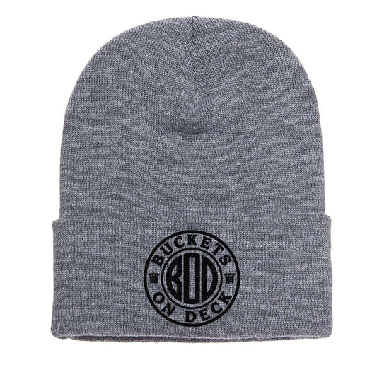Grey Official B.O.D Logo Beanie
