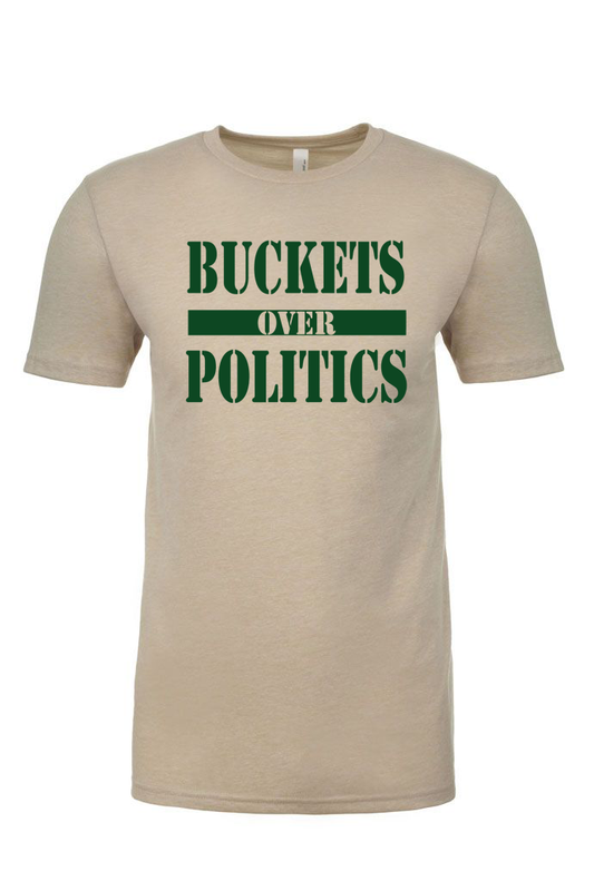 Buckets Over Politics Cream T-Shirt